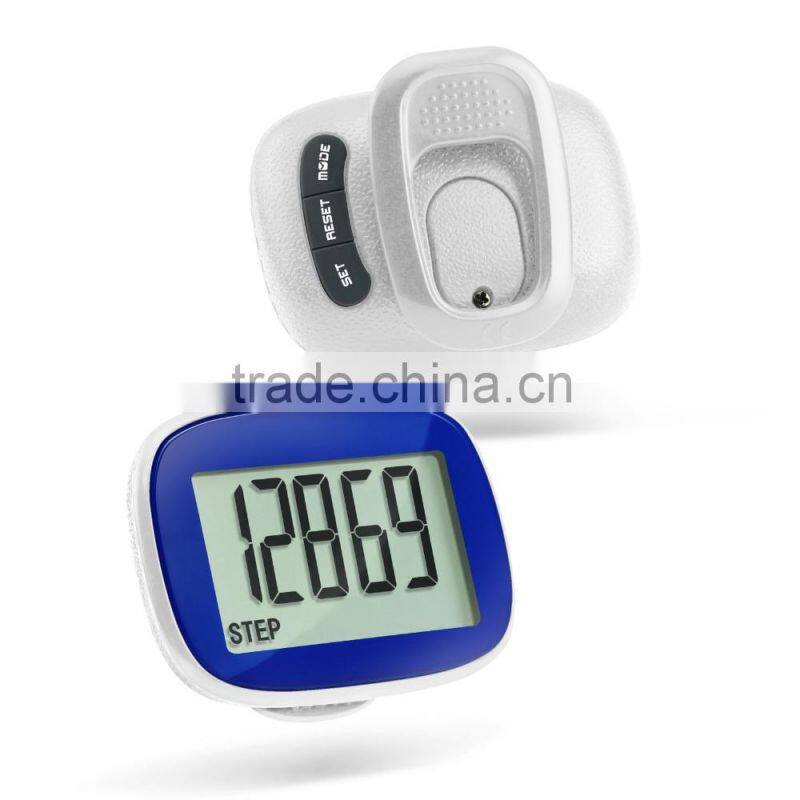 New Innovative 2D Multi Function Calorie Pedometers Step Counter with Clock