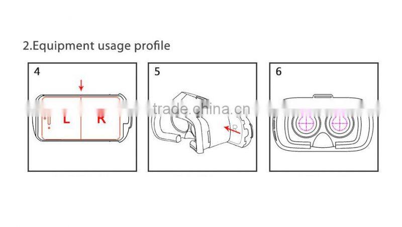 Fashion style 72 inch virtual screen evg920v video 3D glasses