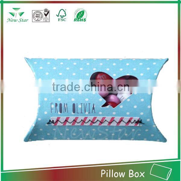 clear window pillow packaging gift box