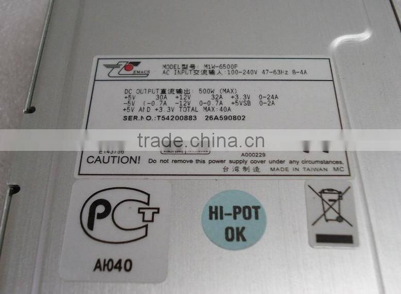 M1W-6500P 500w Server Power Supply with warranty