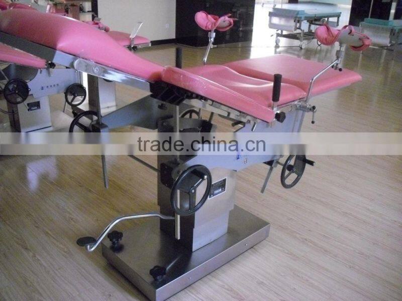 manul hydraulic obstetric delivery table labor delivery table