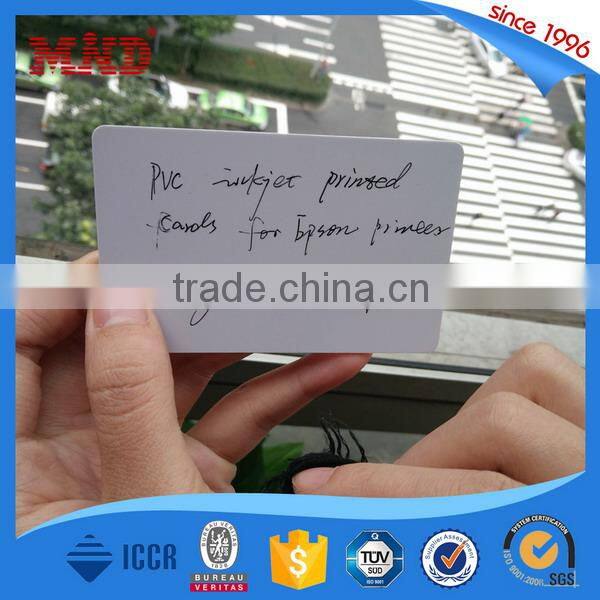 MDI96 Inkjet customized shape PVC Card for epson l800 printer