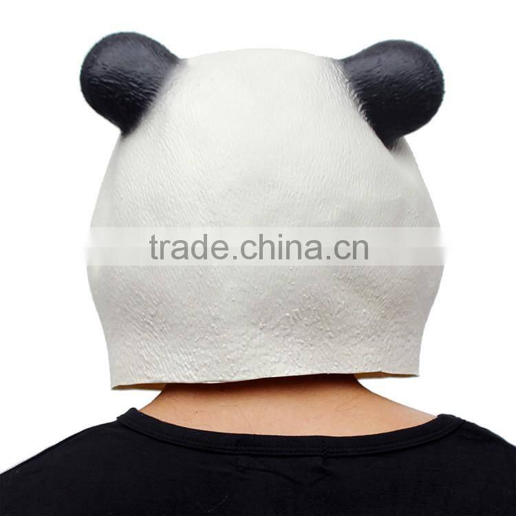 party Cosplay Eco-Friendly Natural Latex Animal Panda head Mask