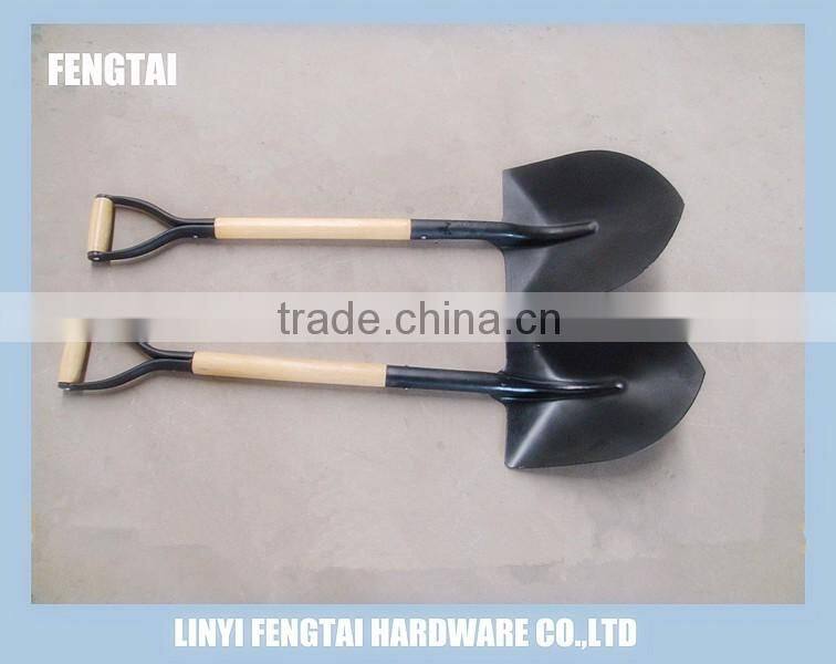 Peru Round Wooden Handle Shovel Pickaxe Spade