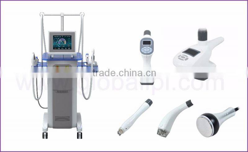 Weight Loss Spa 5IN1 Cavitation Vacuum RF Cooling Vacuum System Slimming Machine