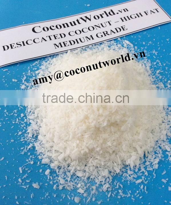 NEW CROP DESICCATED COCONUT- HIGH FAT AND LOW FAT