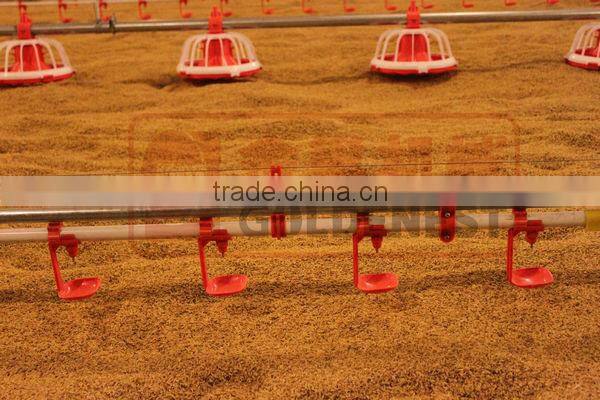 nipple drinker system with drip cup