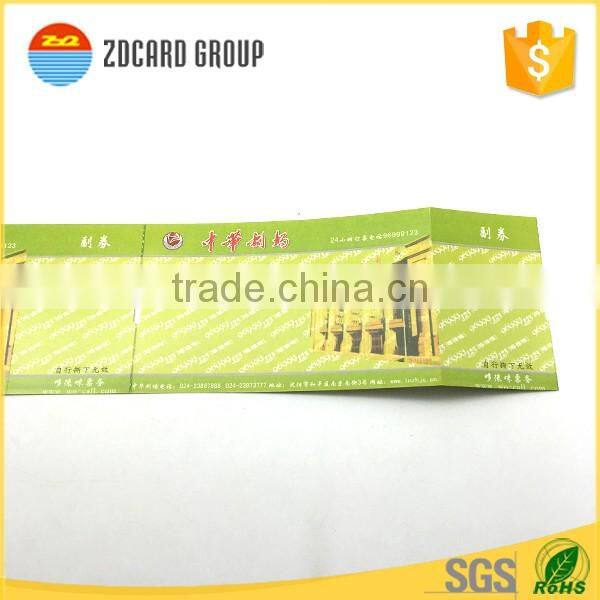 Roll RFID Metro Paper Ticket