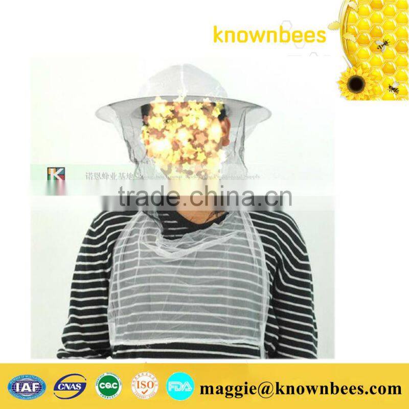 cotton beekeeping protective hat/bee keeping hat with veil