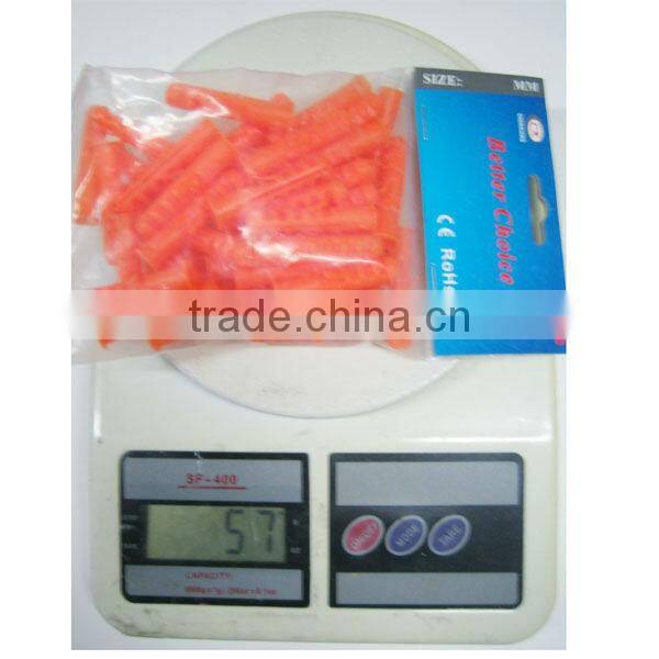 Plastic anchor Wall Plug With Red Color