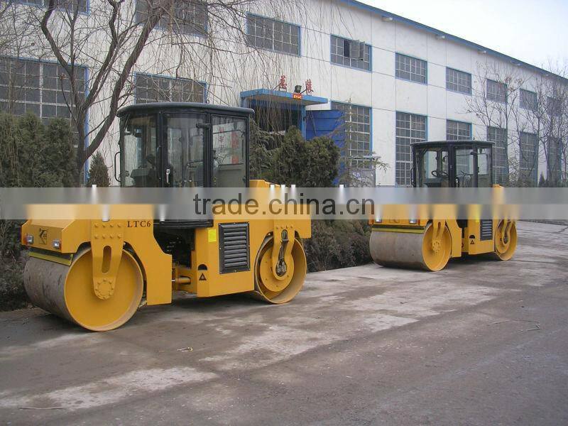 6 ton YTO LTC6 double drum vibation road roller for sale