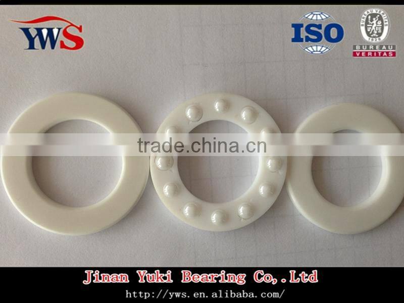 51100 Zirconia zrO2 mini size ceramic thrust ball bearing