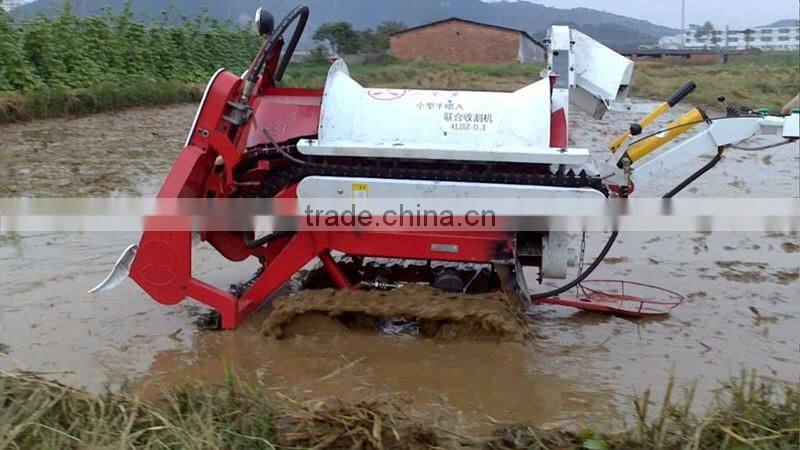 2016 Telon small wheat combine harvester mini rice combine harvester