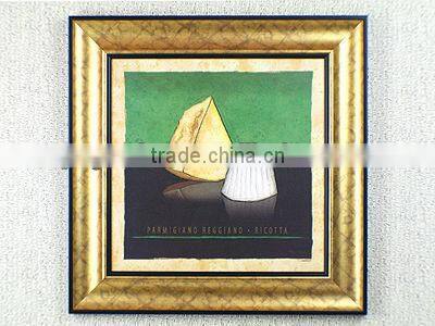 abstract painting of cheese