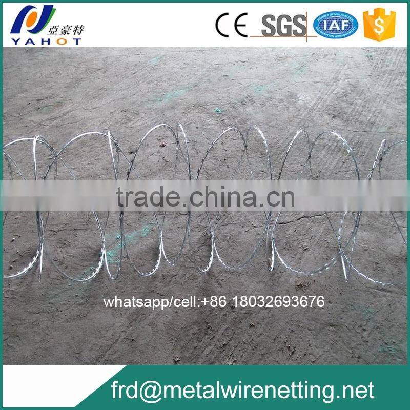 indian price razor barbed wire machine/low price barbed wire razor machine