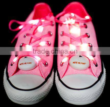 New flashing colorful glowing shoe laces ,various color,use in party,bar...Welcome OEM