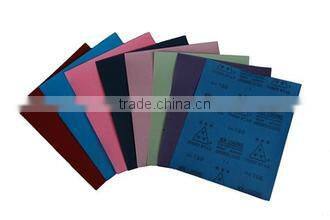 Emery coated sanding paper cloth