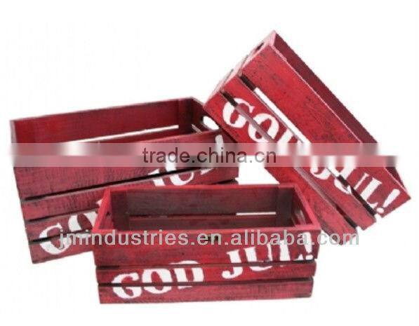 Vintaged Small Wooden Display Box