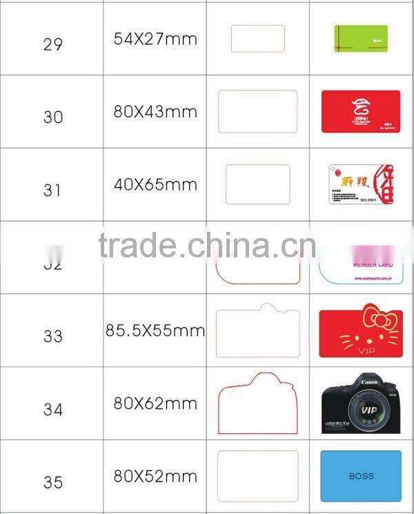 Customized CMYK Printing Plastic PVC Luggage Tag