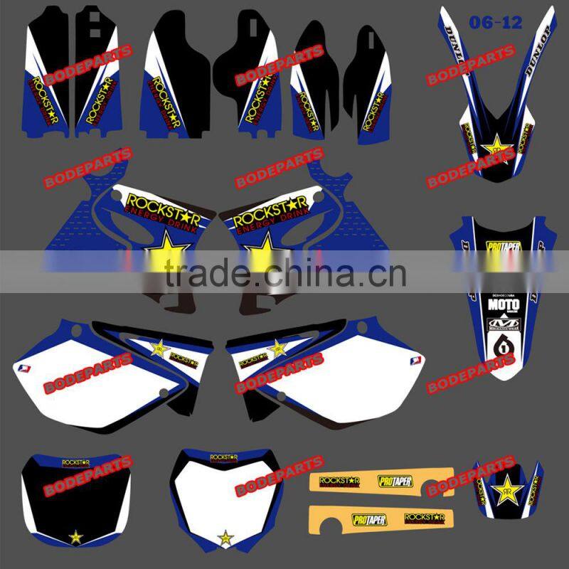 2014 new rockstar 3M sticker/ grahic pit bike parts &dirt bike parts&mini moto parts for yamaha motorcylce (DST-0003)