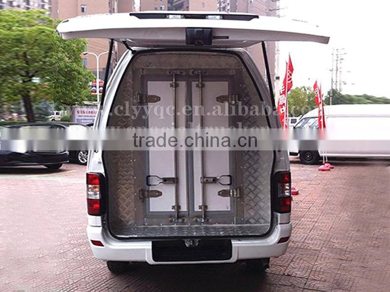 Jinbei 4X2 new refrigerator truck mini refrigerator van for sale