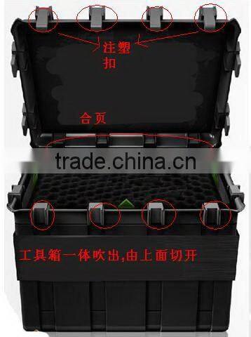 OEM Blow Molding Plastic Workshop Tool Cabinet WithTools Sets