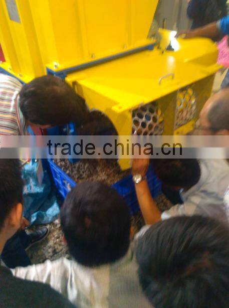solid plastic rubber waste paper shredder industry wood shredder