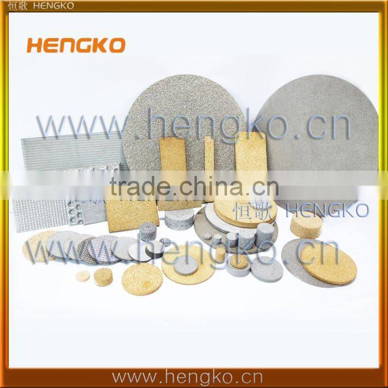 Microns Sintered Porous stainless steel disc