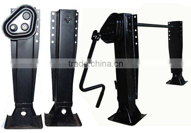 Original Container Semi Truck trailer adjustable supporting Legs