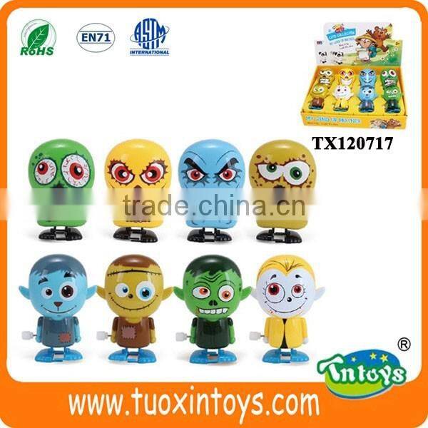 wind up plastic realistic jumping frog toy