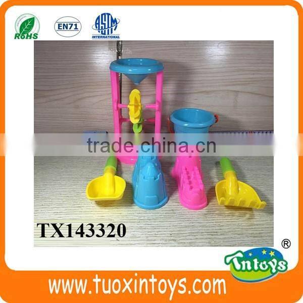 fashion funny kid outdoor playing sand beach toy set 6pcs