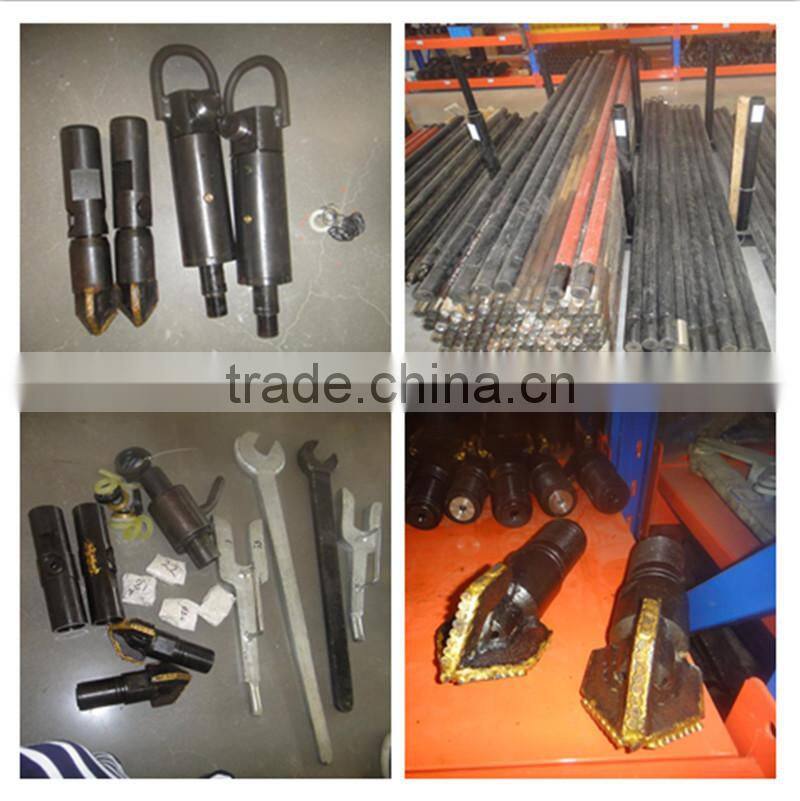 Jet grouting drilling rig with dth equipment