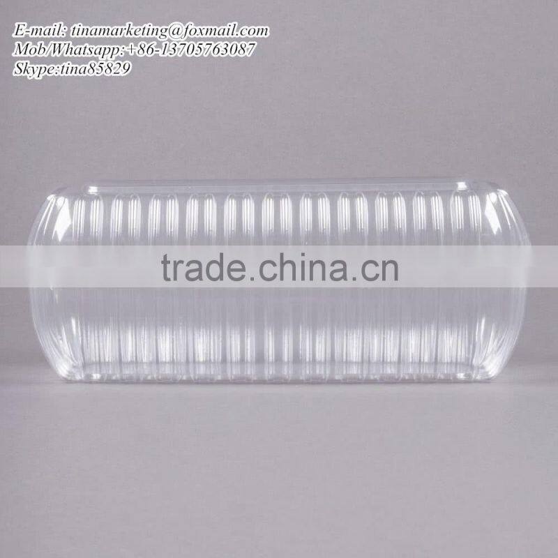Clamshell Clear Hinged Lid Plastic Hoagie Container