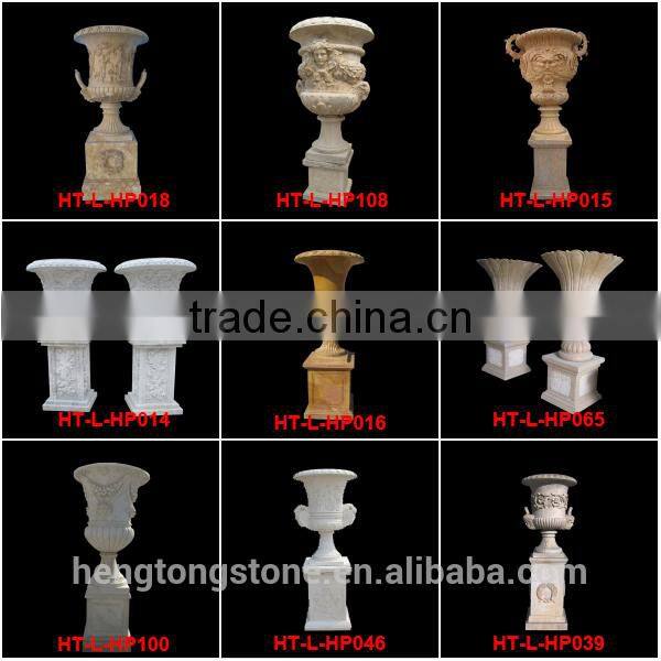 Garden Natural Stone Angel Flower Pots