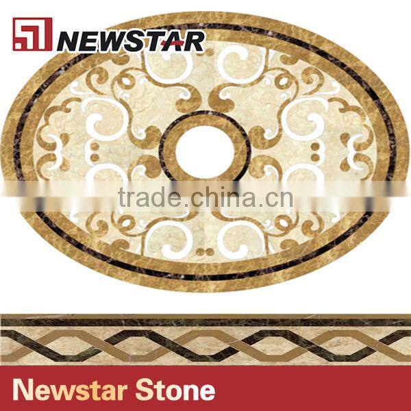 Newstar imperial natural marble medallion