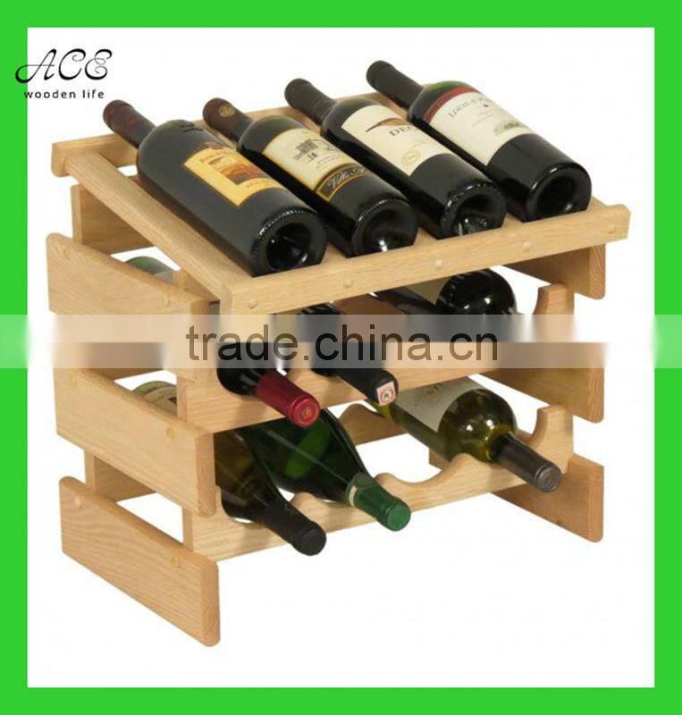 Custom wooden wine rack High quality wooden wine rack Wooden wine rack with disply.