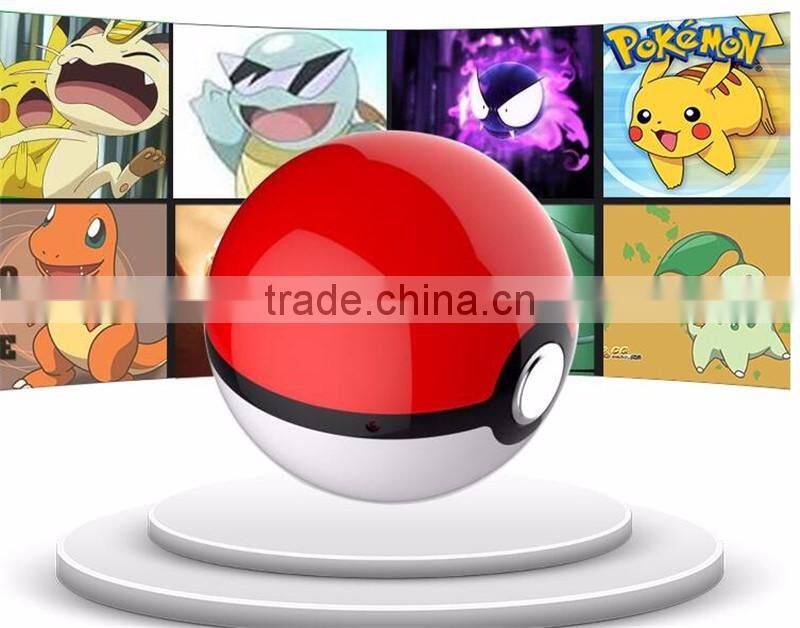 Pokemon Go Pokeball Hot Sales porjector Power Bank 12000mah Poke luminescent Ball Mobile Charger