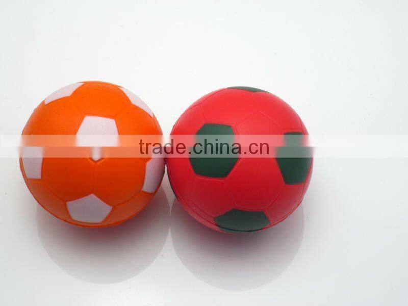 PU heart ball with keyring