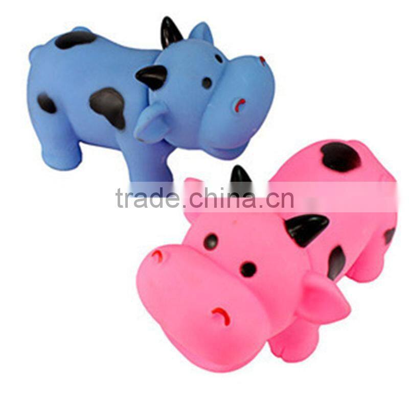 N297 hot vinyle scream cattle toys for venting