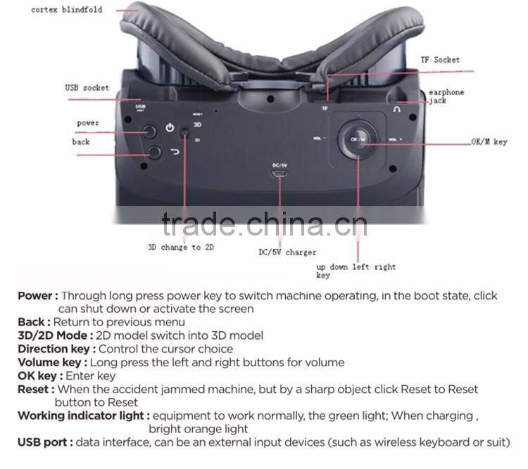 New Arrival All In One Vr 3D Virtual Reality Glasses