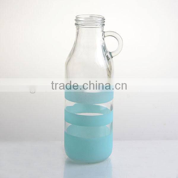 glass bottle with cflip lid