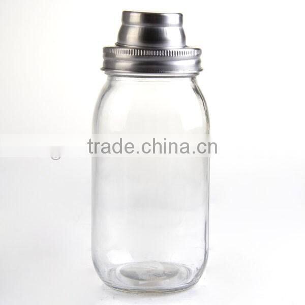 23oz hermetic glass shaker storage maosn jar