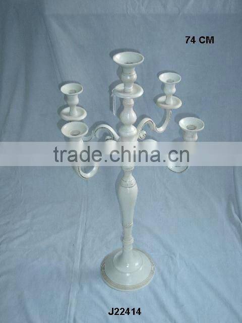 Antique brass finish Cast Aluminium candelabra other finish available