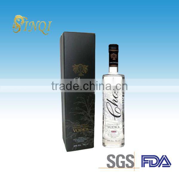 2013 new luxury quality decorative paper wine box