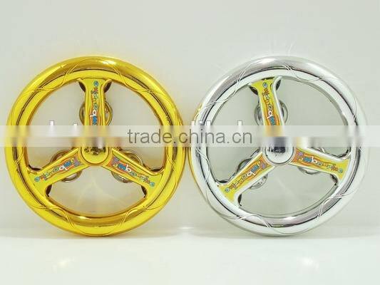 Funny mucial wholesale plastic tambourine plastic toy tambourine
