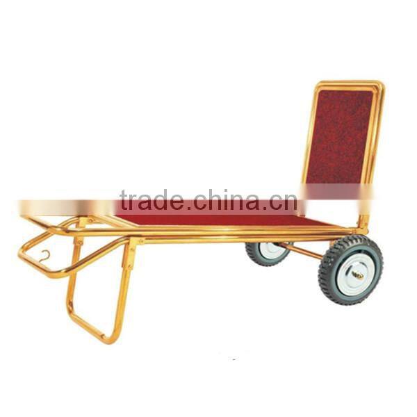Stainless steel hotel luggage trolley hand trolley XL-1
