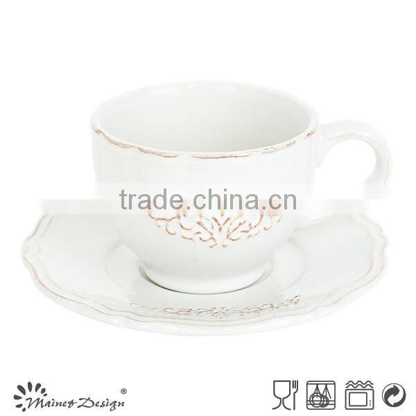 Hot selling products wholesale cup and saucer, turkish coffee set, Sales promotion porcelain tea cups and saucers