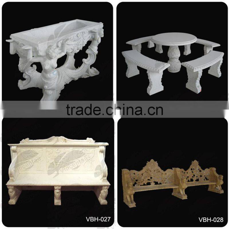 Hot Sale Marble Bench for Decoration VBC--001