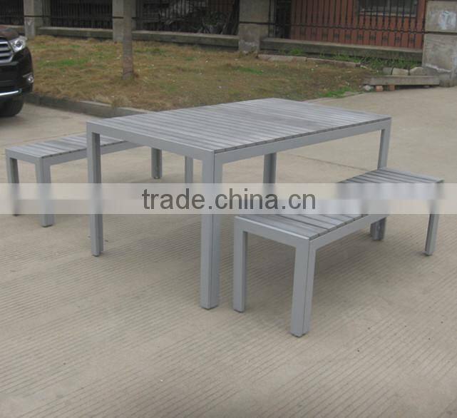 Plastic Wood Material and Aluminum Metal Type Antique Wooden Outdoor Furniture