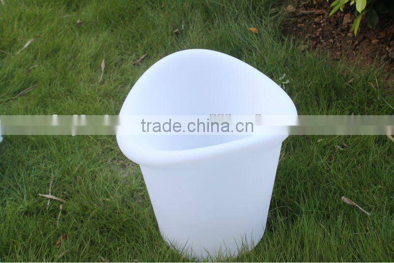 LED plastic flashing wine bucket/lighting ice bucket